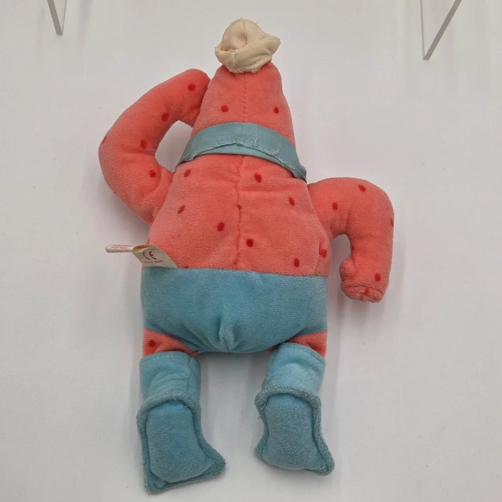2006 Ty Patrick Star as Barnacle Boy Plush Spongebob Squarepants Pellet Fill